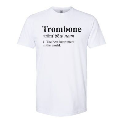 Trombone Cute Gift The Best Instrut In The World Softstyle CVC T-Shirt