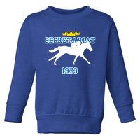 Trpl Crwn Great Gift Secretariat 1973 Gift Toddler Sweatshirt