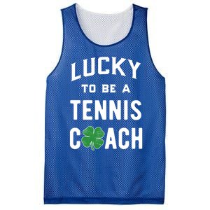 Tennis Coach Gift Lucky Irish Shamrock St Patricks Day Gift Mesh Reversible Basketball Jersey Tank