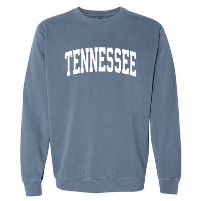 Tennessee Crewneck Gift Sports College Style State Usa Garment-Dyed Sweatshirt