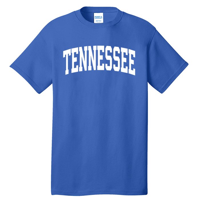 Tennessee Crewneck Gift Sports College Style State Usa Tall T-Shirt