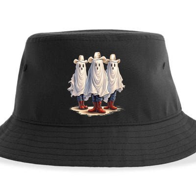 Three Cowboy Ghosts Sustainable Bucket Hat