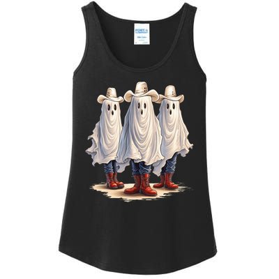 Three Cowboy Ghosts Ladies Essential Tank