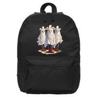 Three Cowboy Ghosts 16 in Basic Backpack