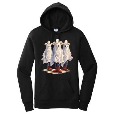 Three Cowboy Ghosts Women's Pullover Hoodie