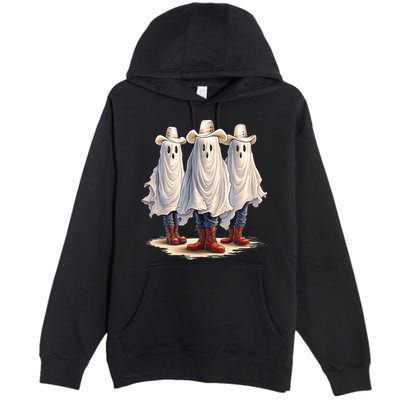 Three Cowboy Ghosts Premium Pullover Hoodie