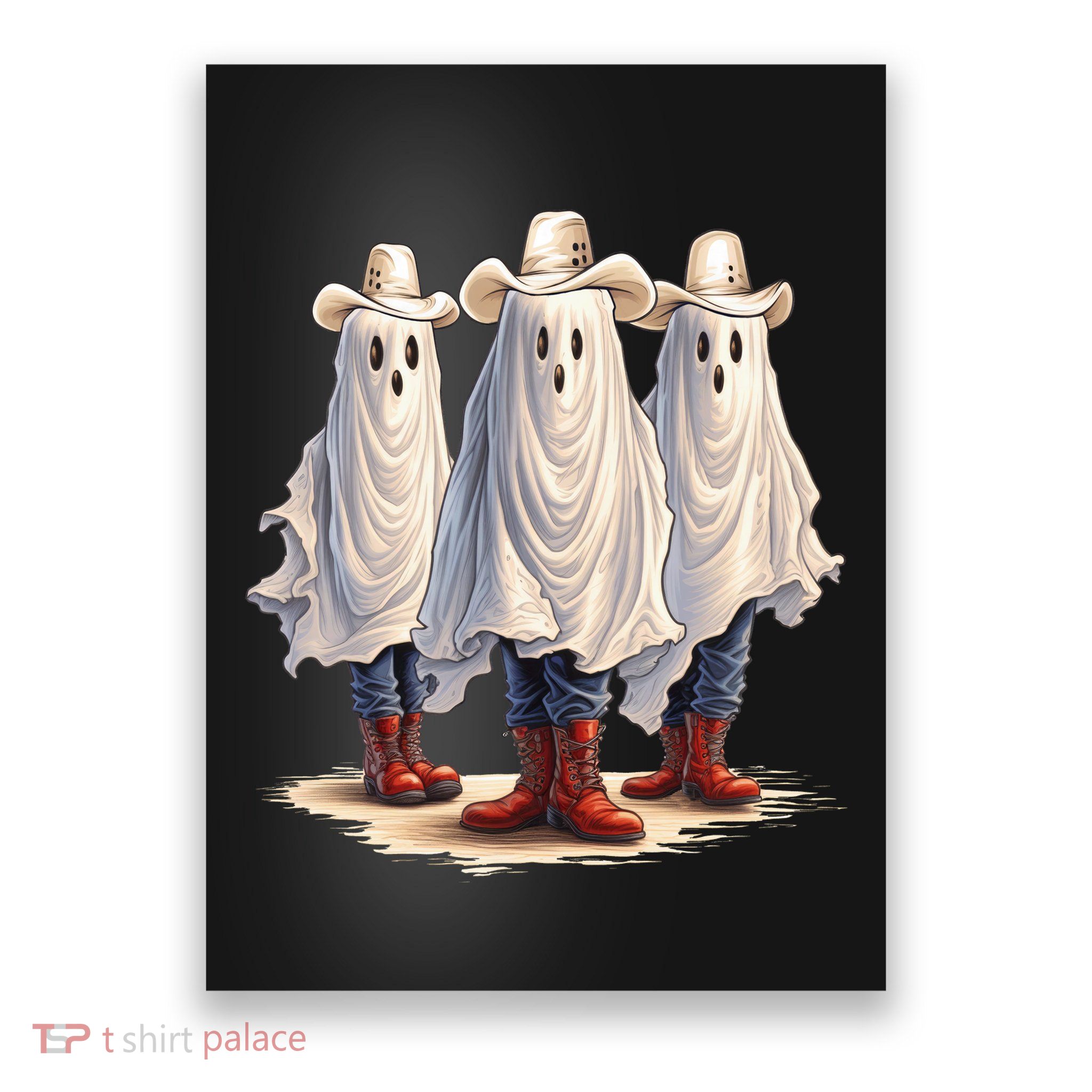 Three Cowboy Ghosts Poster