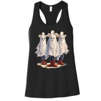 Three Cowboy Ghosts Women's Racerback Tank