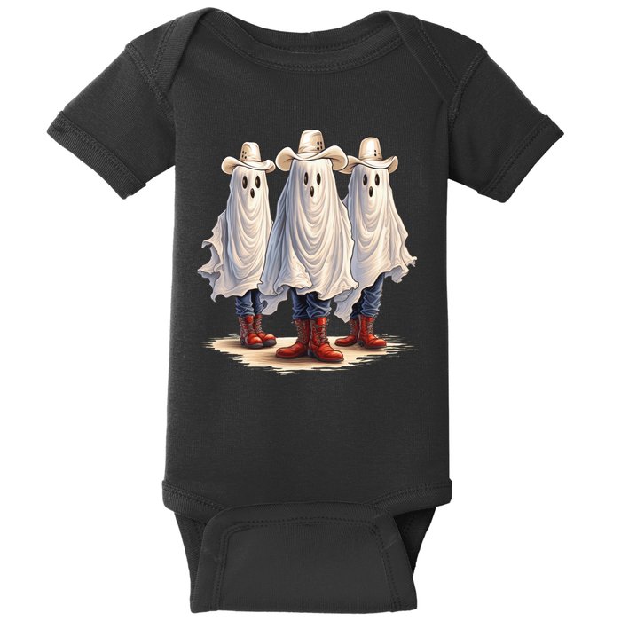 Three Cowboy Ghosts Baby Bodysuit