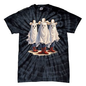 Three Cowboy Ghosts Tie-Dye T-Shirt