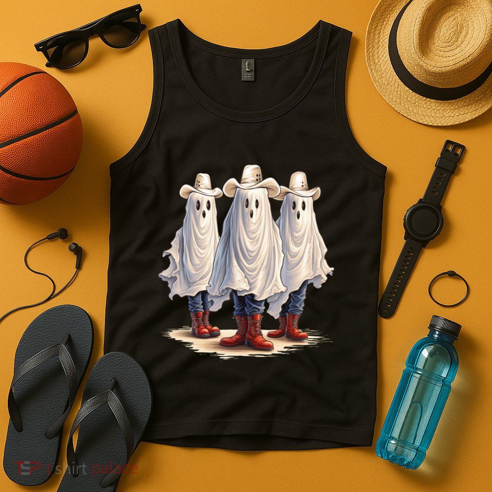 Three Cowboy Ghosts Tank Top