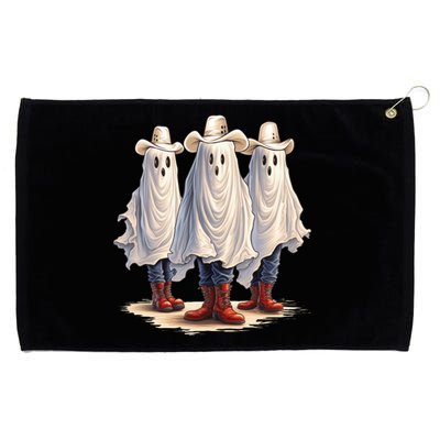 Three Cowboy Ghosts Grommeted Golf Towel