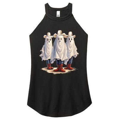 Three Cowboy Ghosts Women’s Perfect Tri Rocker Tank