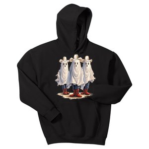 Three Cowboy Ghosts Kids Hoodie