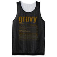 Thanksgiving Christmas Gravy Nutritional Facts Mesh Reversible Basketball Jersey Tank