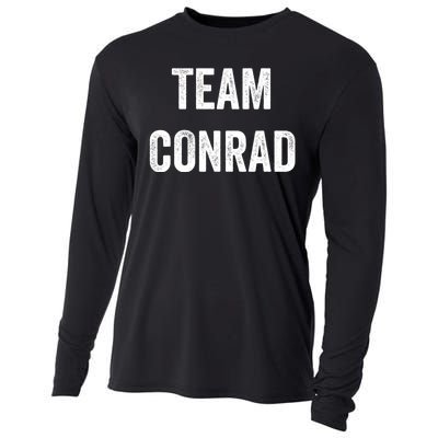 Team Conrad Go Conrad Supporter Cheer Fan Cooling Performance Long Sleeve Crew