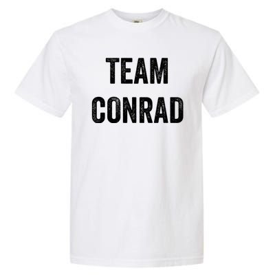 Team Conrad Go Conrad Supporter Cheer Fan Garment-Dyed Heavyweight T-Shirt