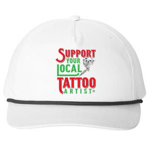 Tattoo Cute Gift For A Lover Of Ink And Tattoo Artist Gift Snapback Five-Panel Rope Hat