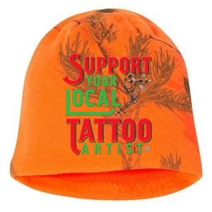 Tattoo Cute Gift For A Lover Of Ink And Tattoo Artist Gift Kati - Camo Knit Beanie