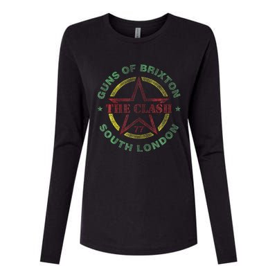 T.H.E. Cl.A.S.H. Guns Of Brixton Womens Cotton Relaxed Long Sleeve T-Shirt