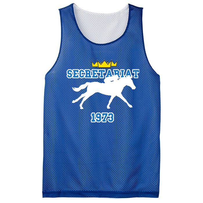 Trpl Crwn Gift Secretariat 1973 Cool Gift Mesh Reversible Basketball Jersey Tank