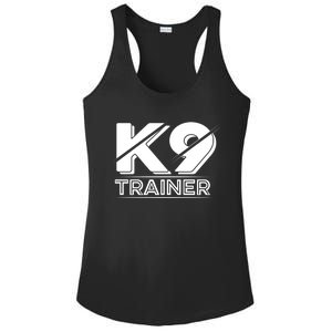 Training Cute Gift Animal Behaviorist Dog Trainer Gift Ladies PosiCharge Competitor Racerback Tank