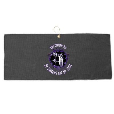 This Chamber Has No Windows And No Doors. Large Microfiber Waffle Golf Towel