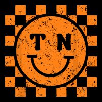 Tennessee Checkered Happy Face Football Season Game Day City Backpack