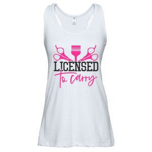 To Carry Hairstylist Cosmetologist Hairdresser Ladies Essential Flowy Tank