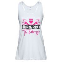 To Carry Hairstylist Cosmetologist Hairdresser Ladies Essential Flowy Tank