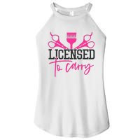 To Carry Hairstylist Cosmetologist Hairdresser Women's Perfect Tri Rocker Tank