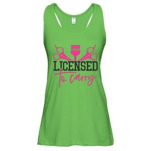 To Carry Hairstylist Cosmetologist Hairdresser Ladies Essential Flowy Tank