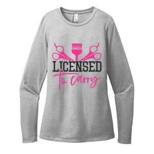 To Carry Hairstylist Cosmetologist Hairdresser Womens CVC Long Sleeve Shirt