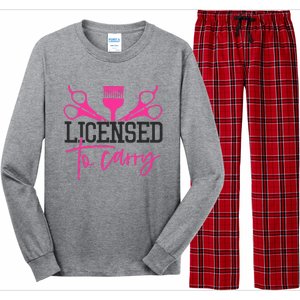 To Carry Hairstylist Cosmetologist Hairdresser Long Sleeve Pajama Set