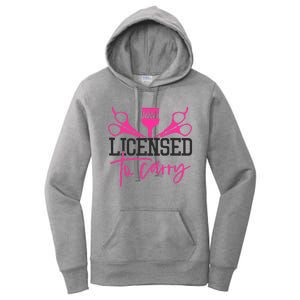 To Carry Hairstylist Cosmetologist Hairdresser Women's Pullover Hoodie