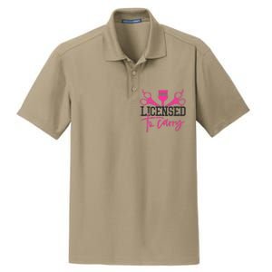 To Carry Hairstylist Cosmetologist Hairdresser Dry Zone Grid Polo