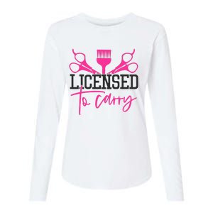 To Carry Hairstylist Cosmetologist Hairdresser Womens Cotton Relaxed Long Sleeve T-Shirt