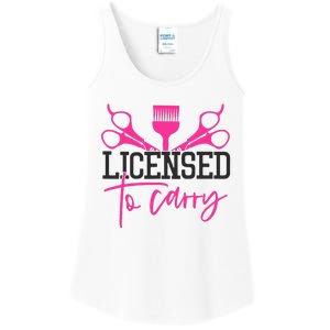 To Carry Hairstylist Cosmetologist Hairdresser Ladies Essential Tank