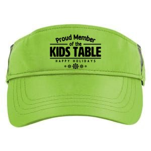 Thanksgiving Christmas Happy Holidays Proud Member Of Dinner Table For Children Adult Drive Performance Visor