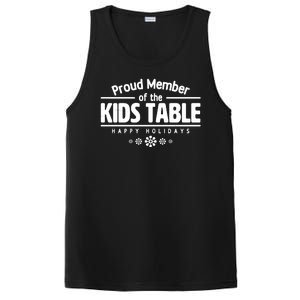 Thanksgiving Christmas Happy Holidays Proud Member Of Dinner Table For Children PosiCharge Competitor Tank