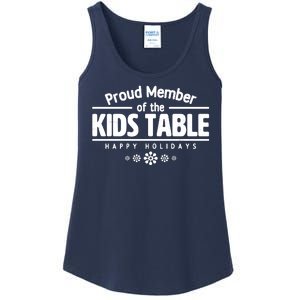 Thanksgiving Christmas Happy Holidays Proud Member Of Dinner Table For Children Ladies Essential Tank