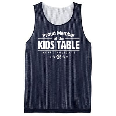 Thanksgiving Christmas Happy Holidays Proud Member Of Dinner Table For Children Mesh Reversible Basketball Jersey Tank