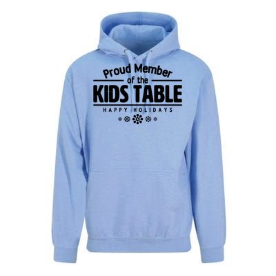 Thanksgiving Christmas Happy Holidays Proud Member Of Dinner Table For Children Unisex Surf Hoodie