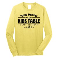 Thanksgiving Christmas Happy Holidays Proud Member Of Dinner Table For Children Long Sleeve Shirt