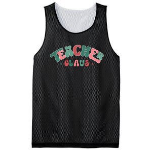 Teacher Claus Holiday Graphic Mesh Reversible Basketball Jersey Tank