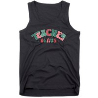 Teacher Claus Holiday Graphic Tank Top