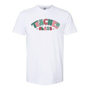 Teacher Claus Holiday Graphic Softstyle CVC T-Shirt