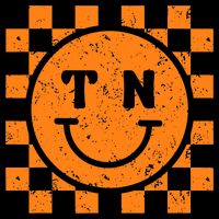 Tennessee Checkered Happy Face Football Season Game Day Backpack
