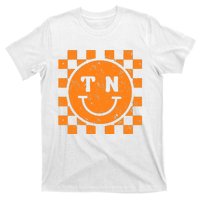 Tennessee Checkered Happy Face Football Season Game Day T-Shirt