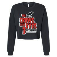 The Crows Have Eyes 3 The Crowening Cropped Pullover Crew